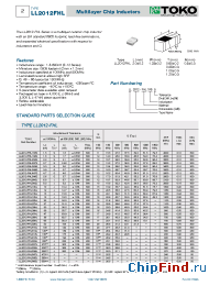 Datasheet LL2012-FHL56NJ производства TOKO